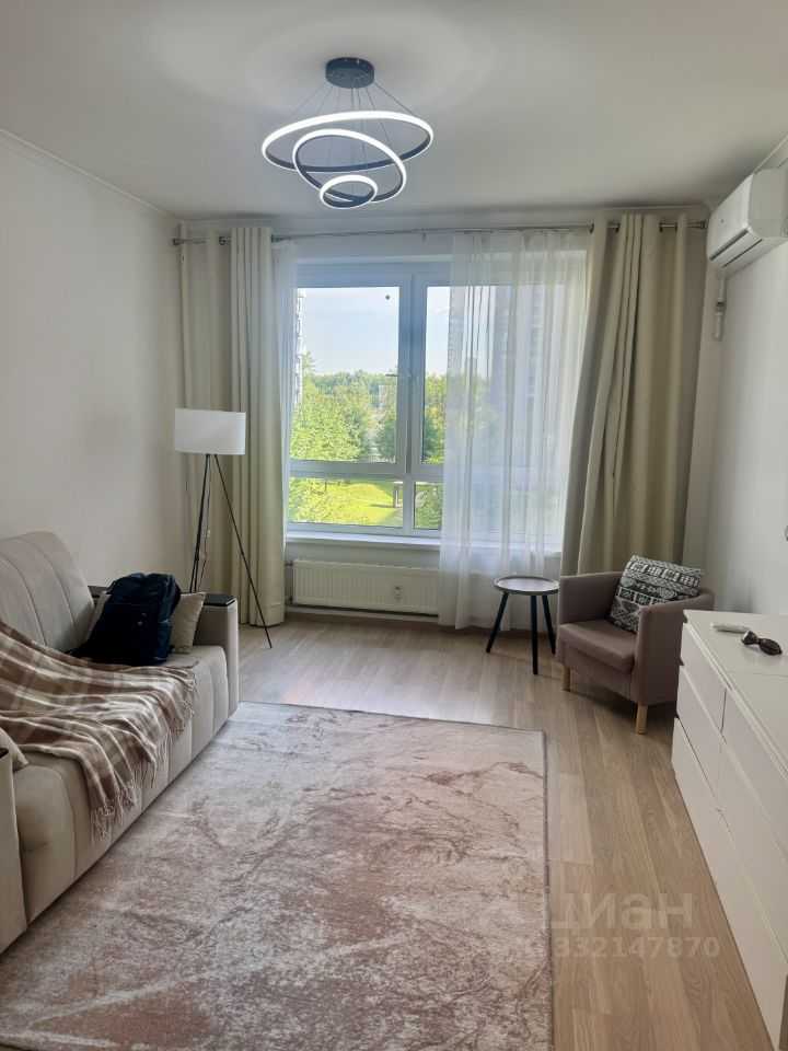 1-комнатная квартира, 33,5 м² — фотография 2
