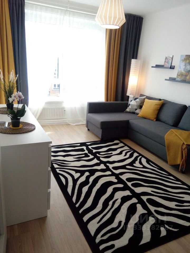 1-комнатная квартира, 46 м²