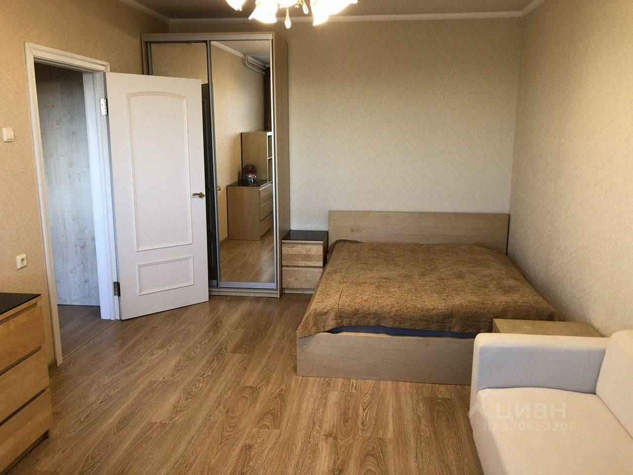 1-комнатная квартира, 37,6 м²