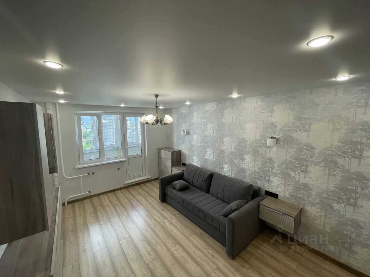 1-комнатная квартира, 38,2 м²