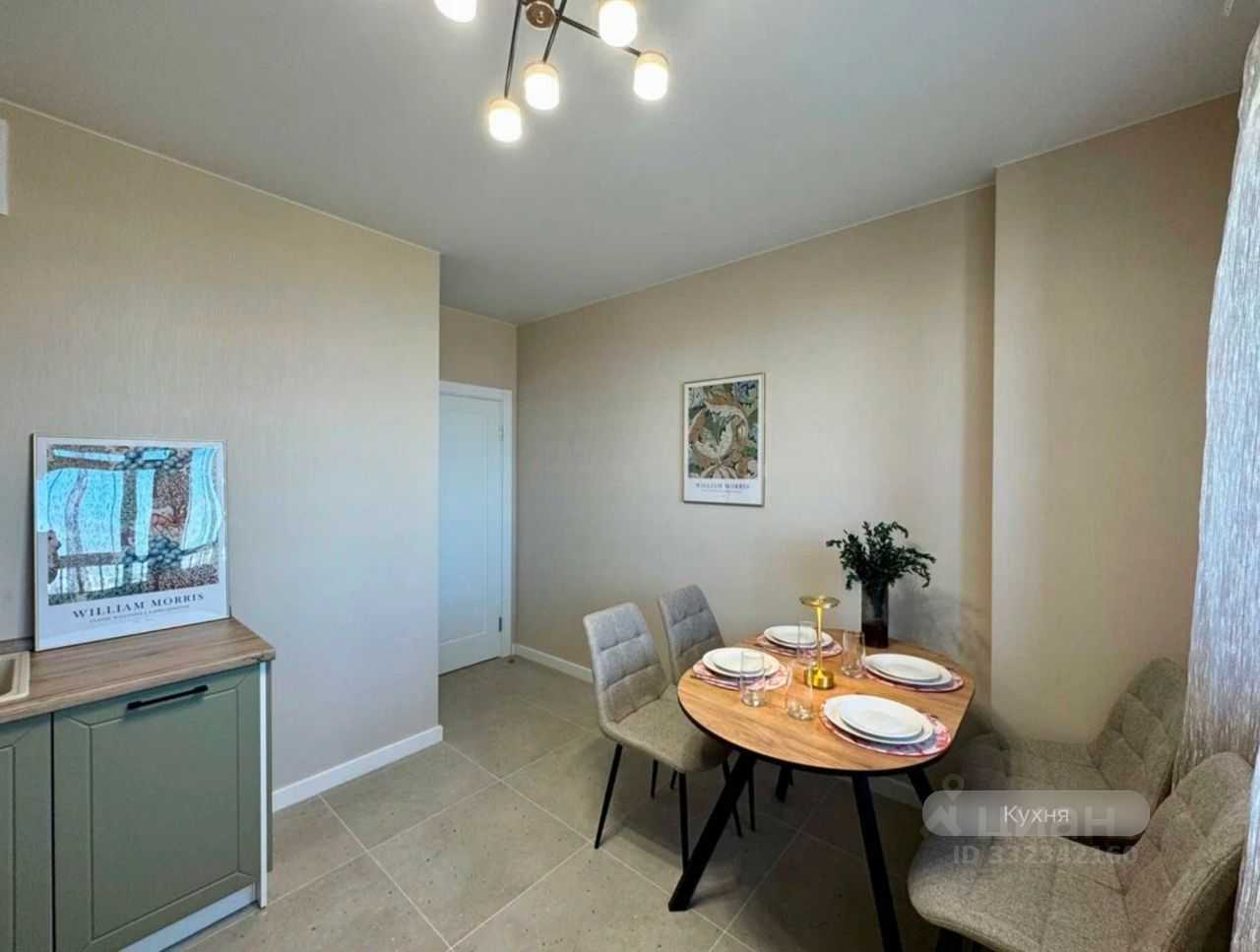 1-комнатная квартира, 37 м² — фотография 2