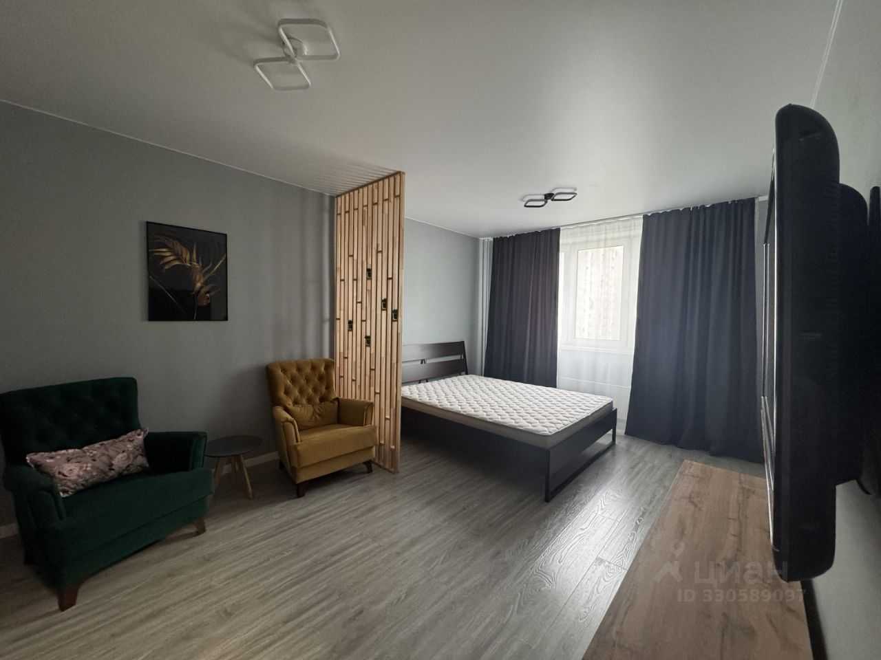 1-комнатная квартира, 40 м²