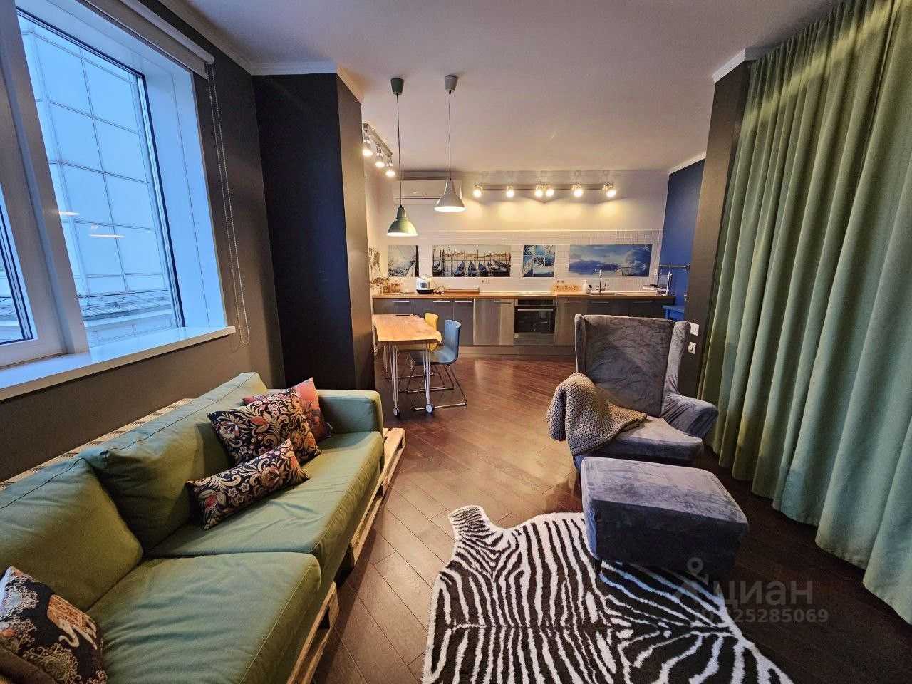 1-комнатная квартира, 45 м²