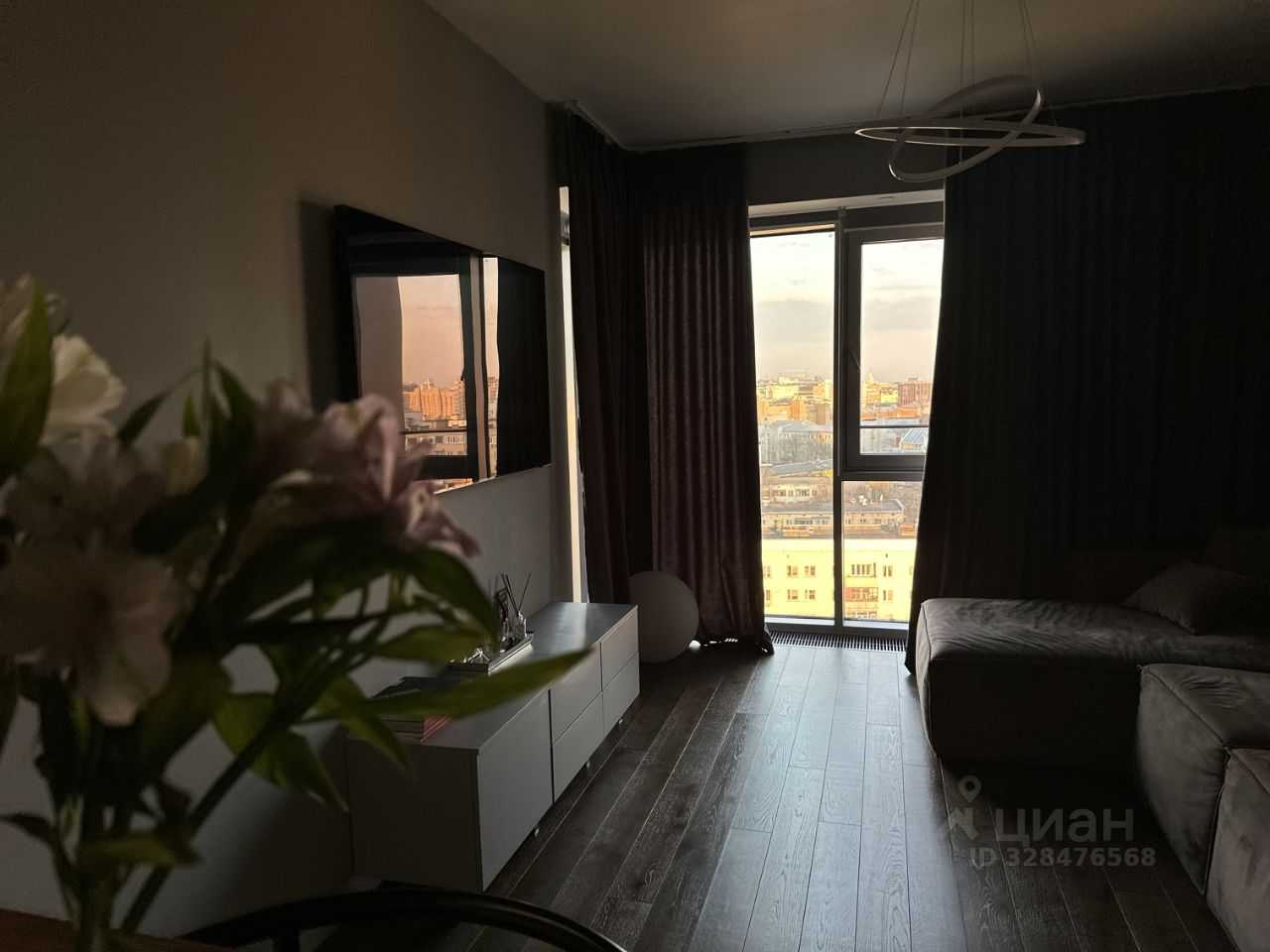 1-комнатная квартира, 65 м²