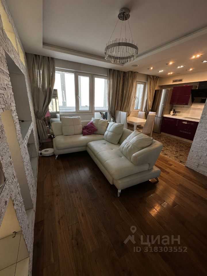 2-комнатная квартира, 55 м² — фотография 3