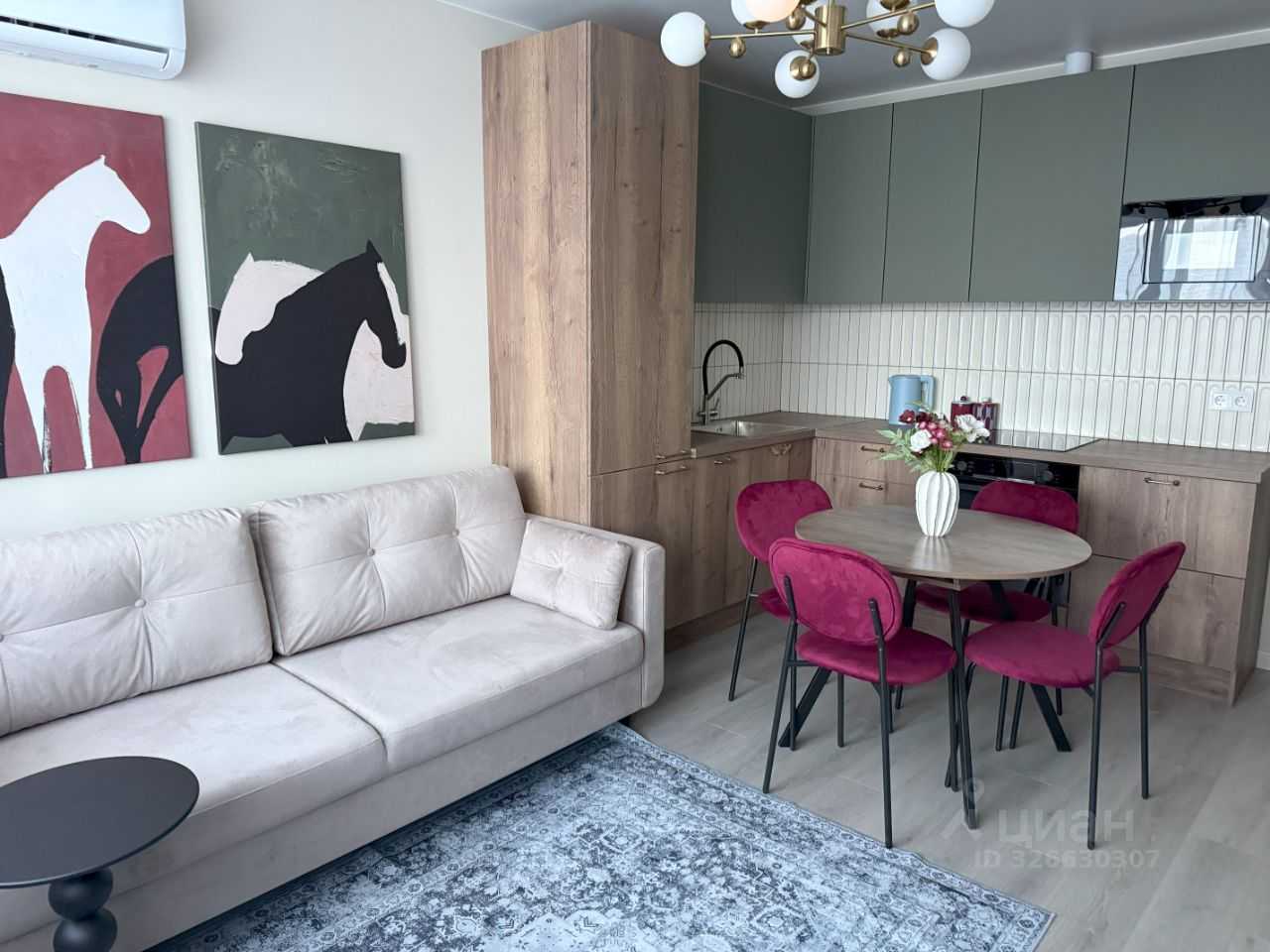 1-комнатная квартира, 38 м²