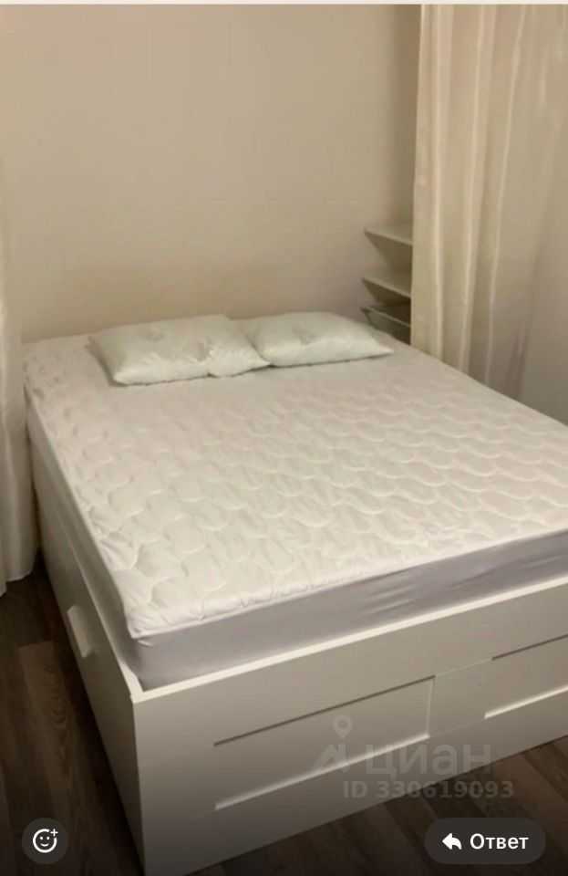 1-комнатная квартира, 34,5 м²