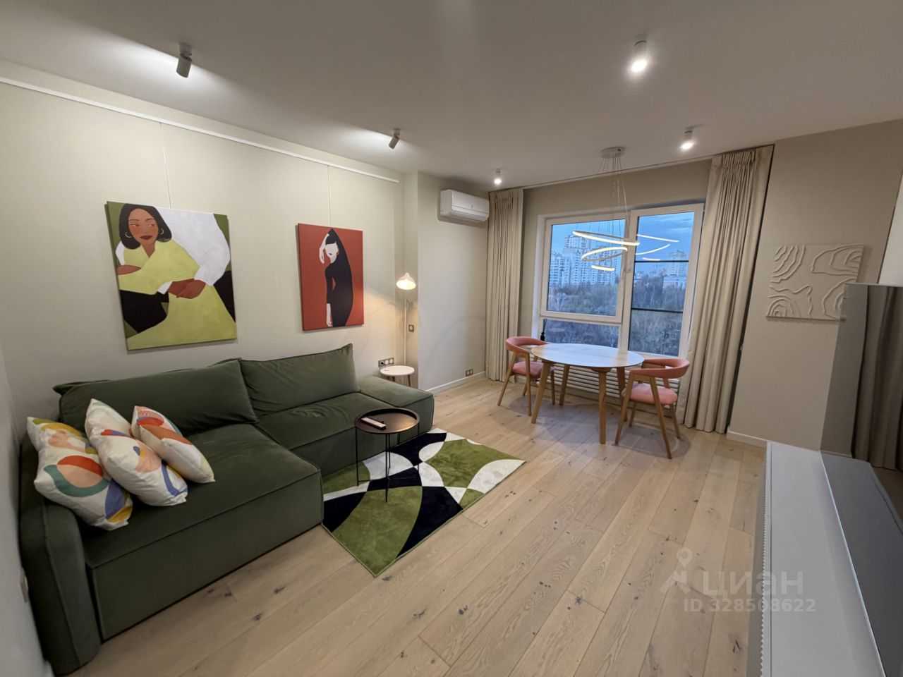 2-комнатная квартира, 57 м²