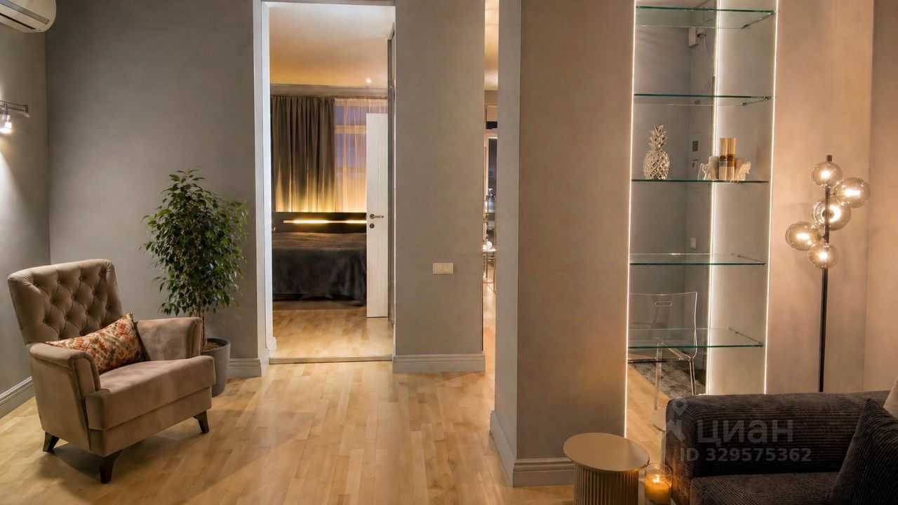 2-комнатная квартира, 56 м² — фотография 2