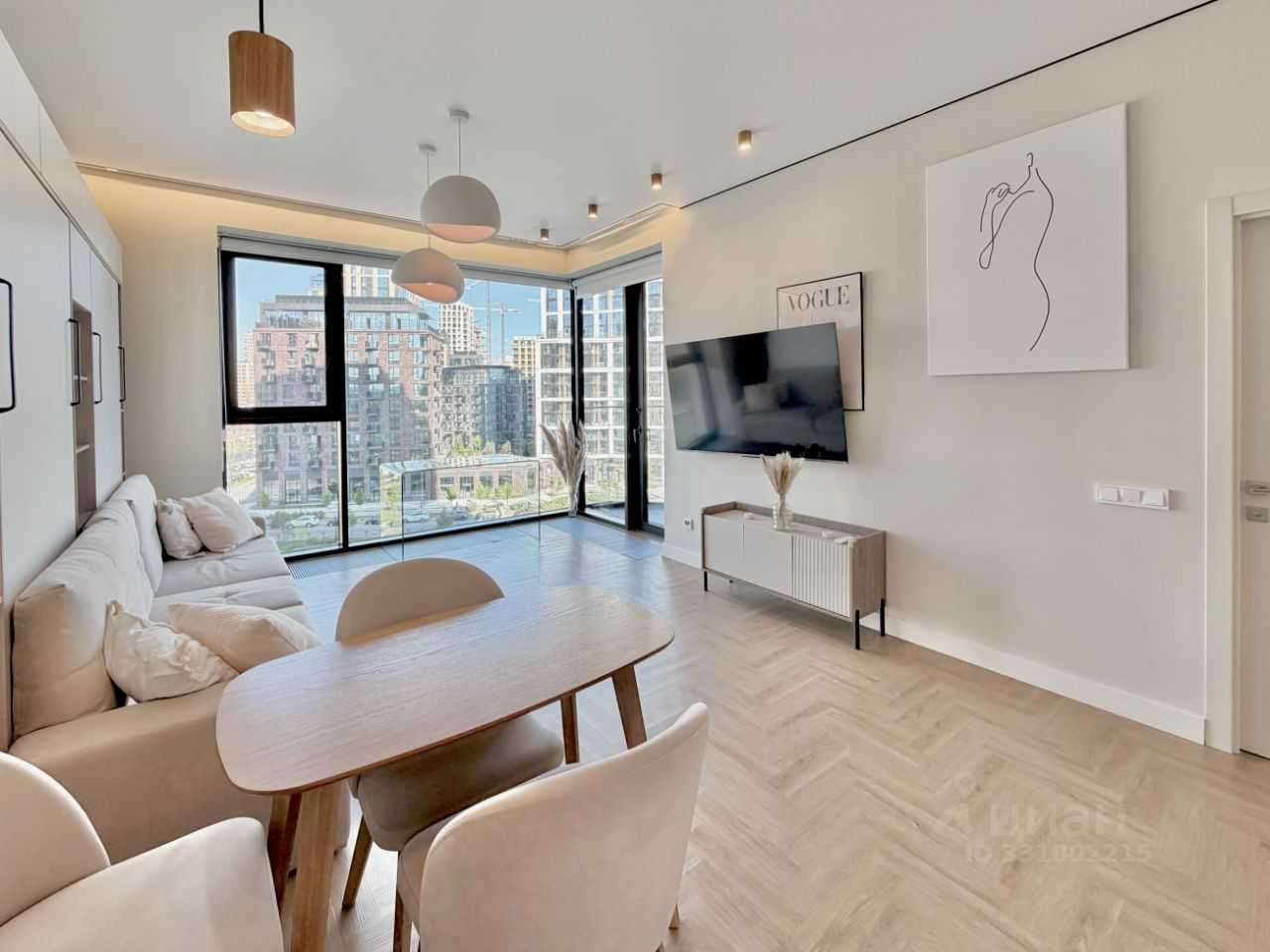 2-комнатная квартира, 52 м² — фотография 2