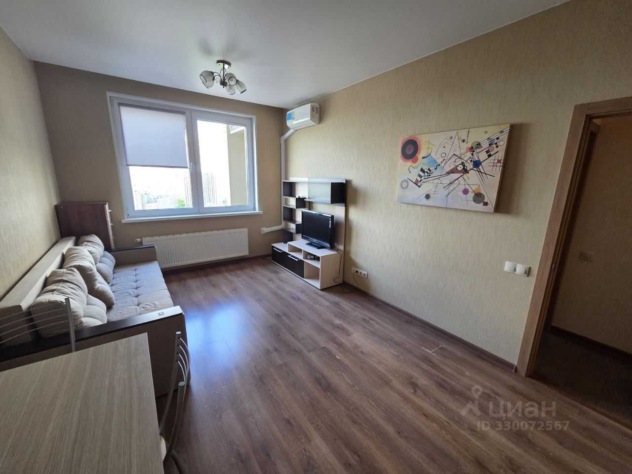 1-комнатная квартира, 41 м²