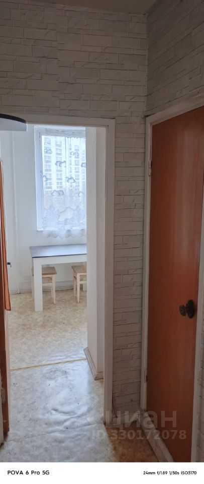1-комнатная квартира, 39 м²