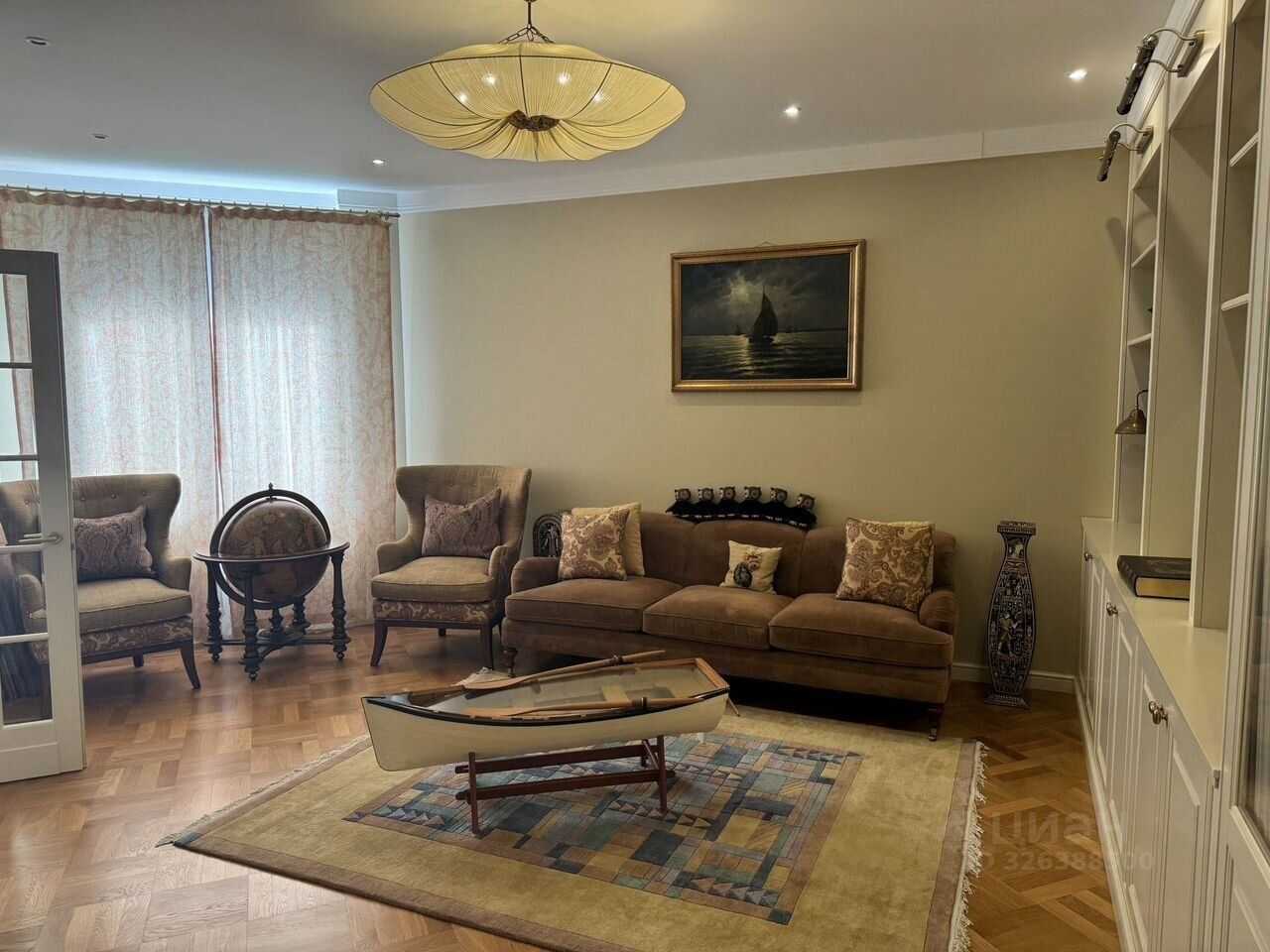 3-комнатная квартира, 118 м²