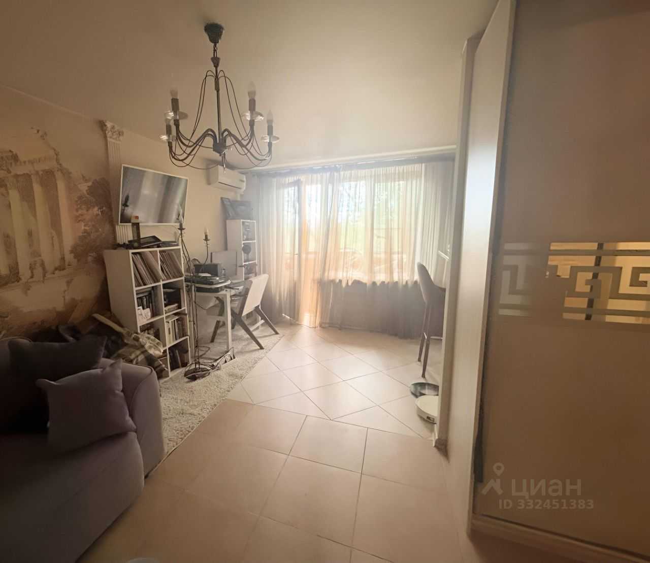 1-комнатная квартира, 35 м²