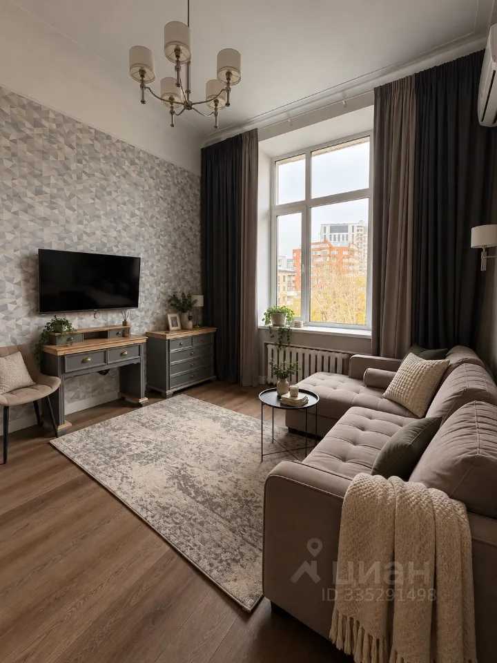 1-комнатная квартира, 59 м² — фотография 2