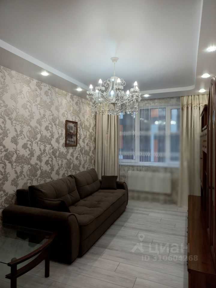 1-комнатная квартира, 39,7 м²