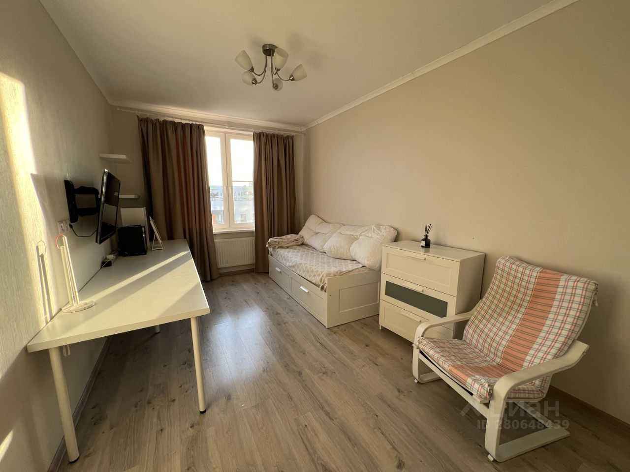 1-комнатная квартира, 41,3 м²