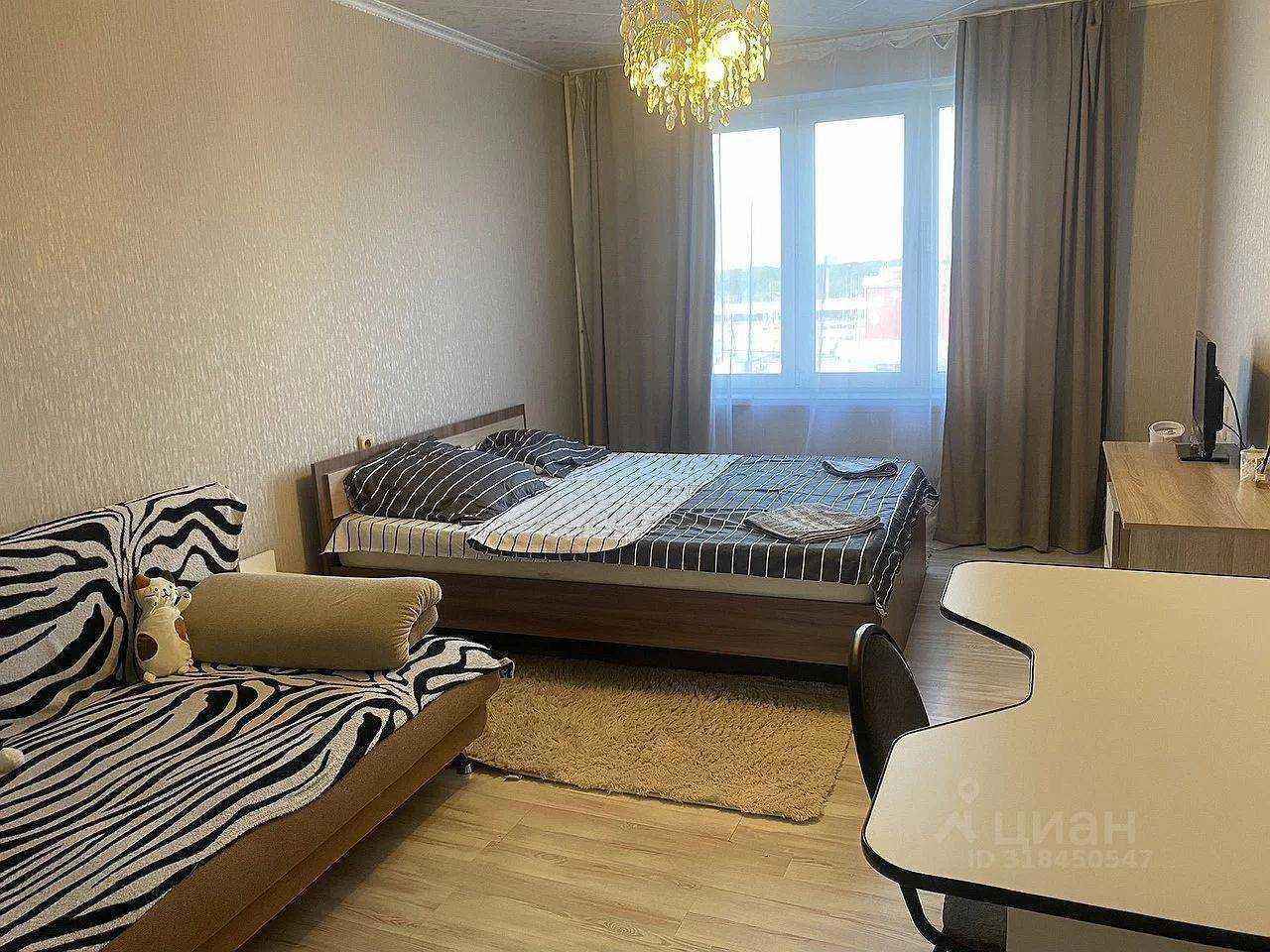 1-комнатная квартира, 35 м²