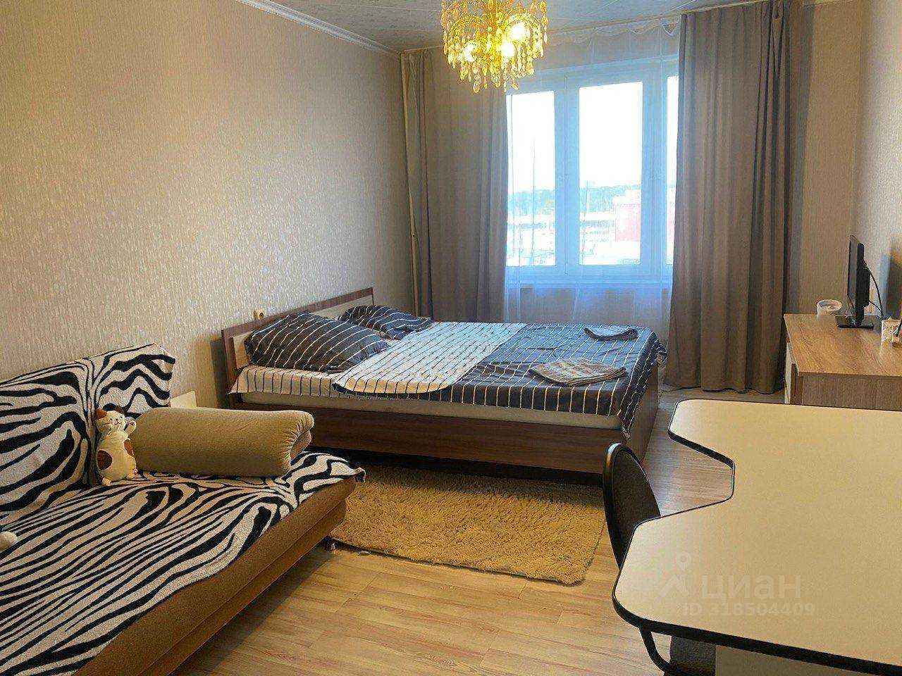 1-комнатная квартира, 31,5 м²