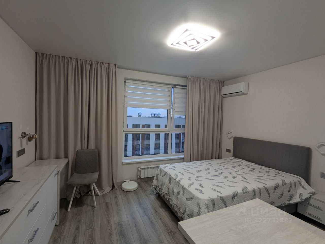 1-комнатная квартира, 27,4 м²