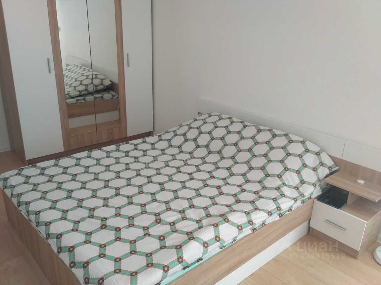 1-комнатная квартира, 39,4 м²