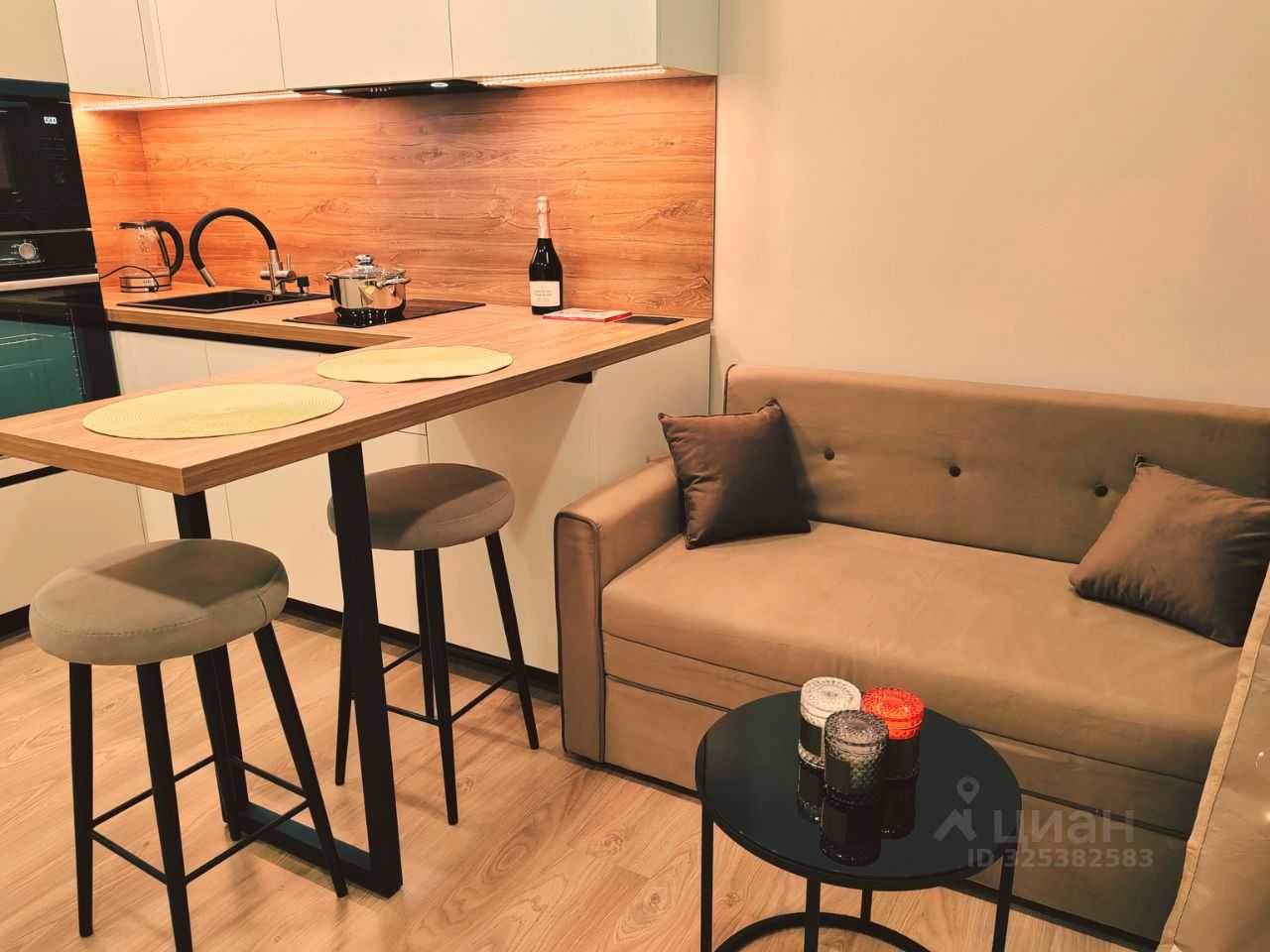 1-комнатная квартира, 38 м²