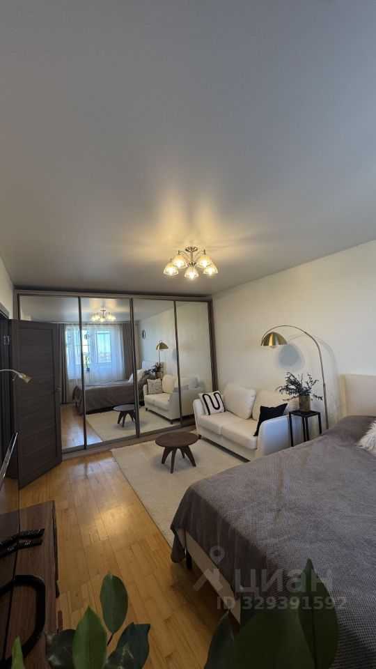 1-комнатная квартира, 37,8 м² — фотография 2