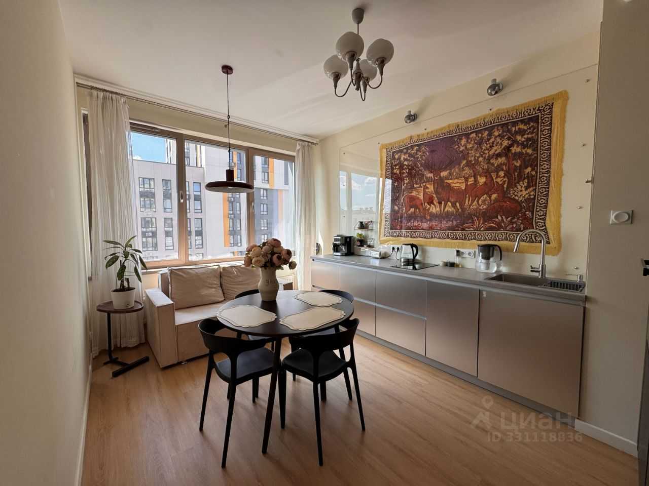 1-комнатная квартира, 40 м²