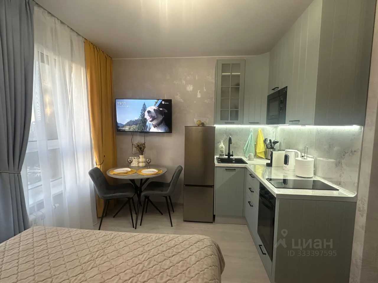 1-комнатная квартира, 21 м²