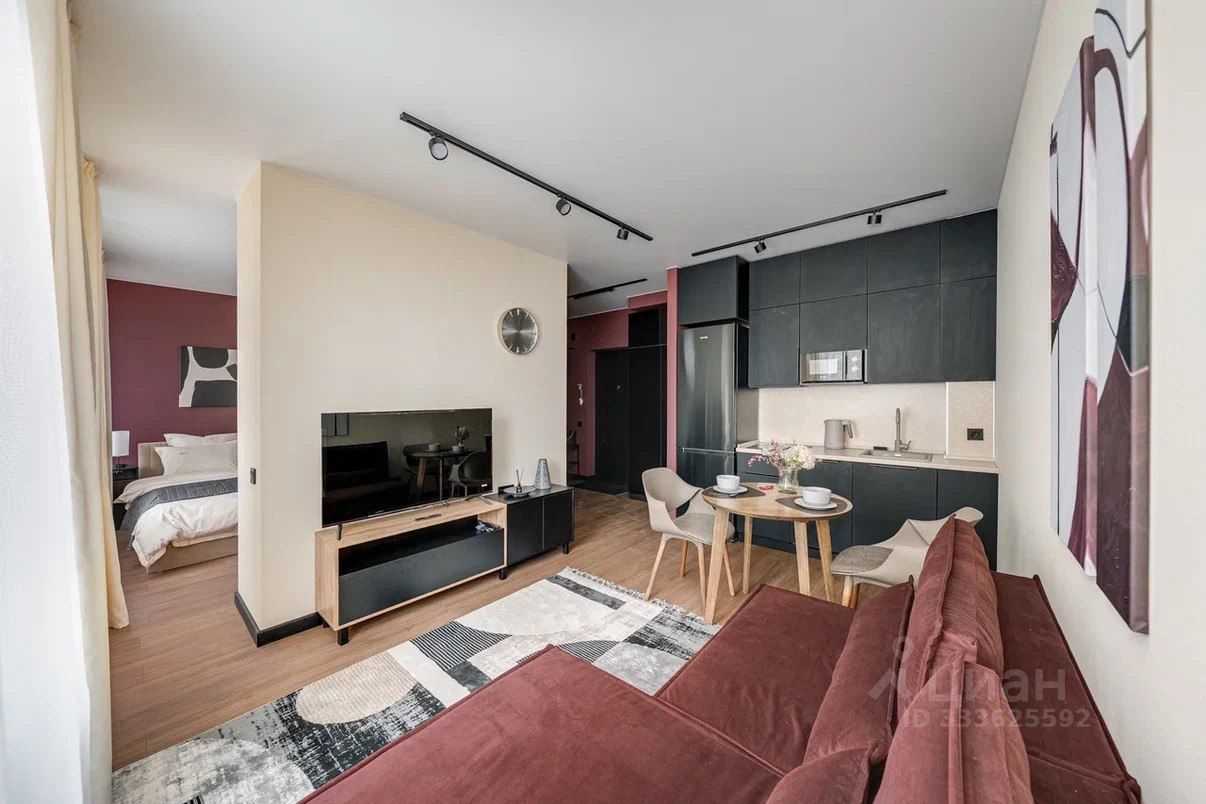 1-комнатная квартира, 32,6 м²