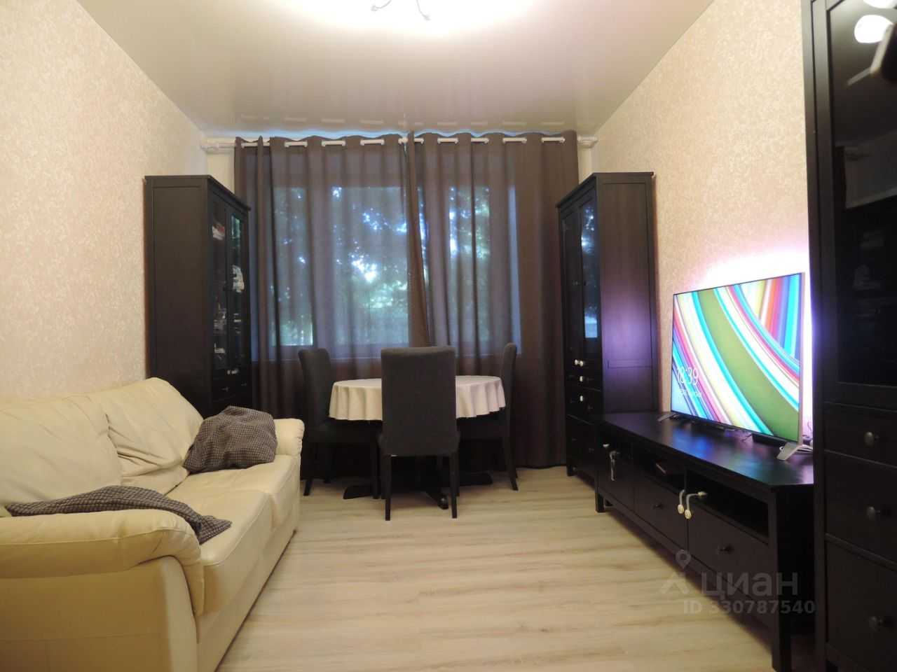 2-комнатная квартира, 42,8 м²