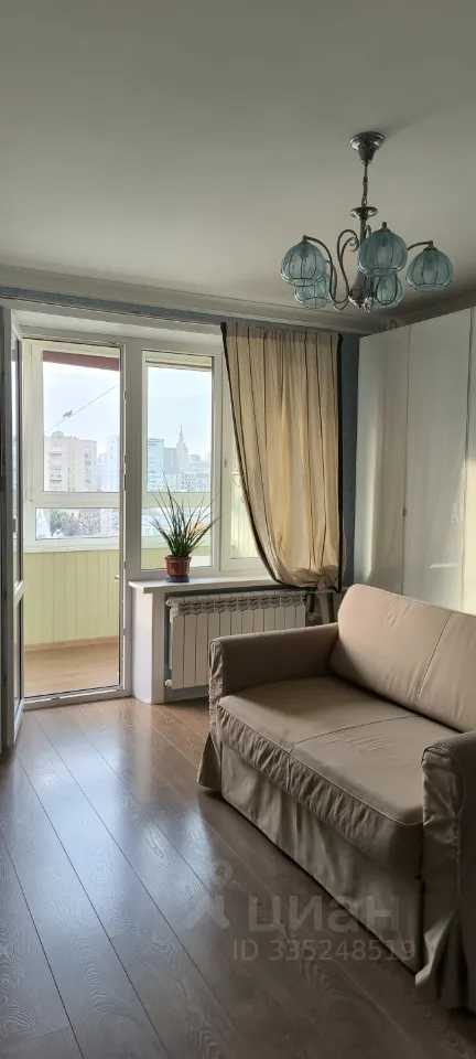 1-комнатная квартира, 38 м²