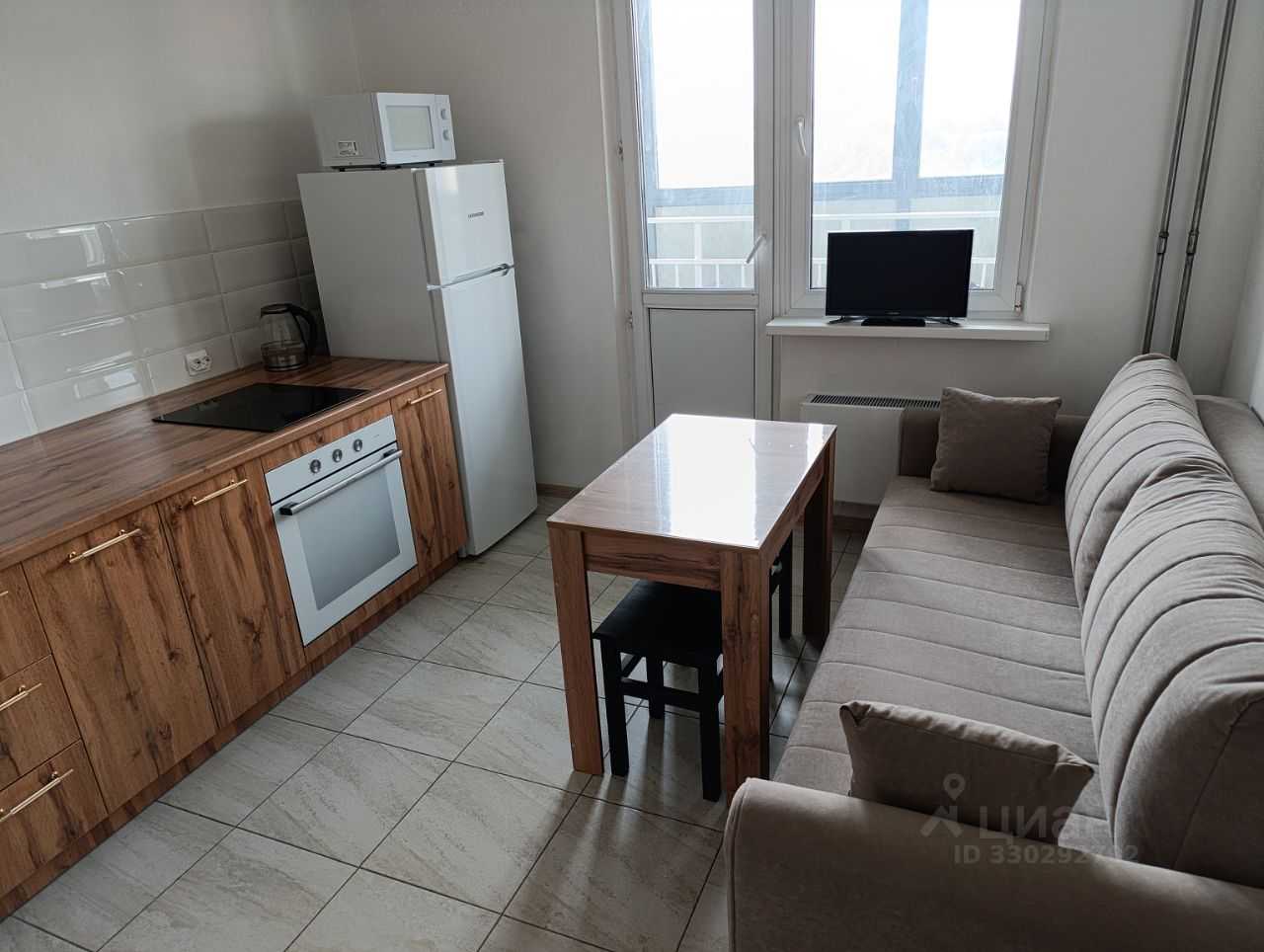 1-комнатная квартира, 42,4 м²