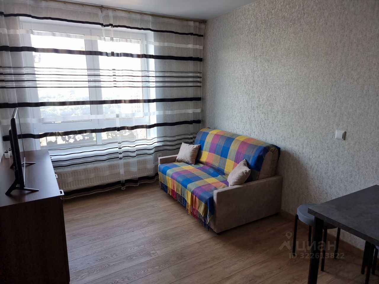 1-комнатная квартира, 37 м²