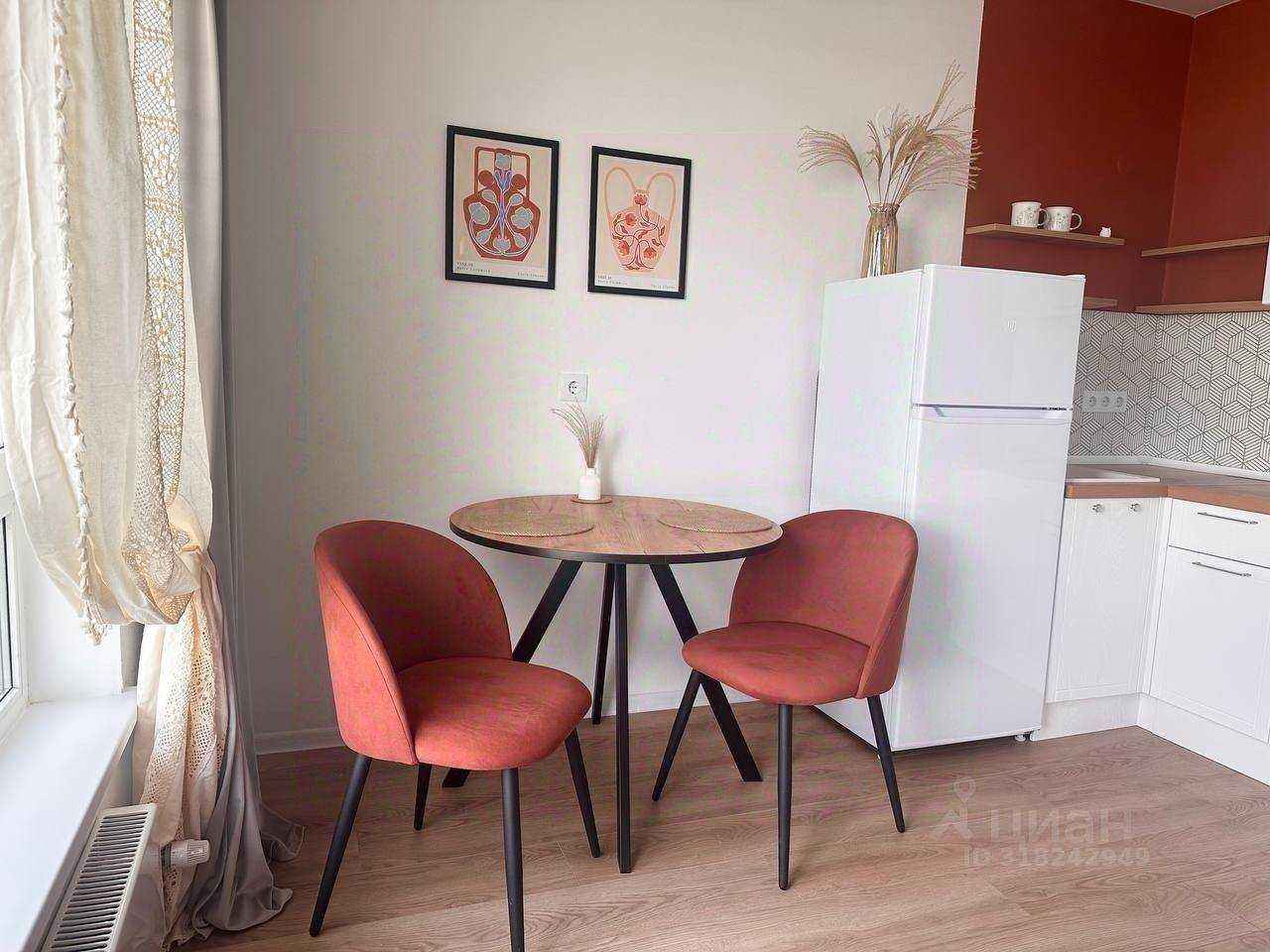 1-комнатная квартира, 34,5 м²