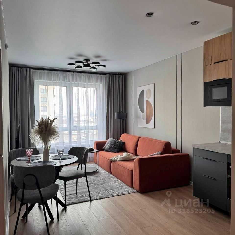 1-комнатная квартира, 42 м² — фотография 2