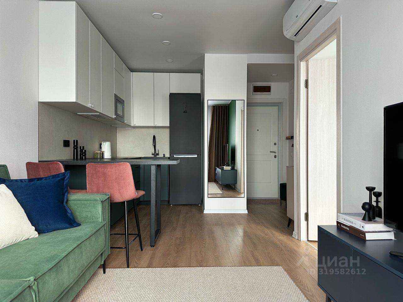 1-комнатная квартира, 32 м² — фотография 2