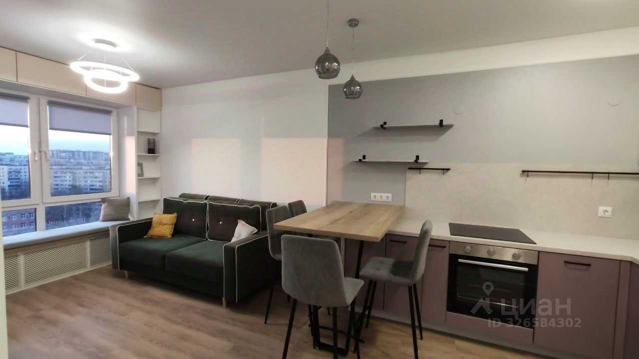 1-комнатная квартира, 35 м²