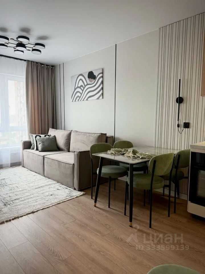 1-комнатная квартира, 31,9 м²