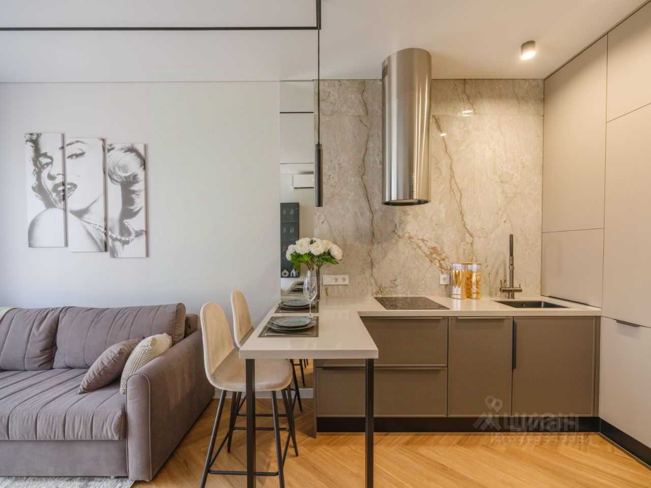 1-комнатная квартира, 40 м² — фотография 2