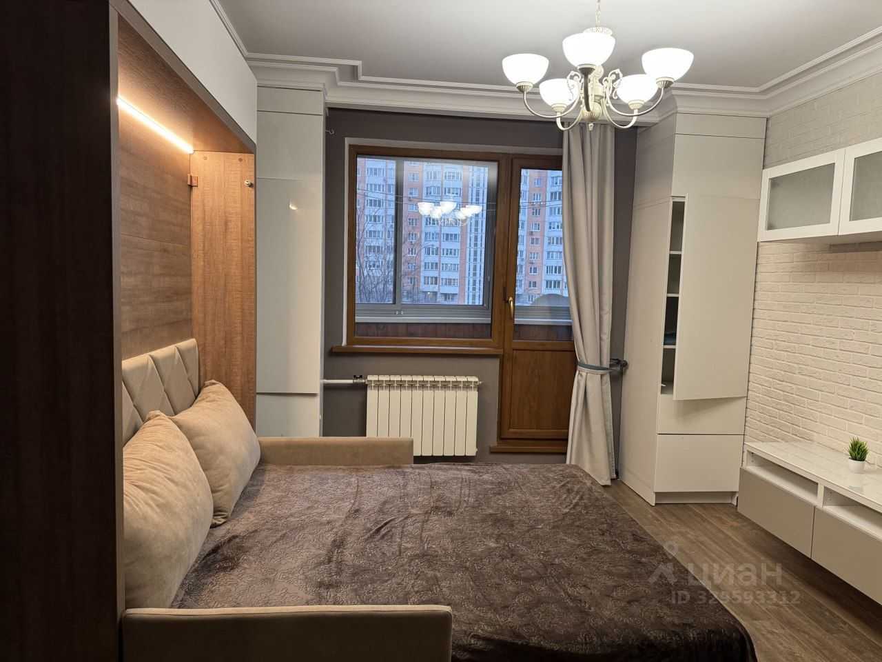 1-комнатная квартира, 38 м²