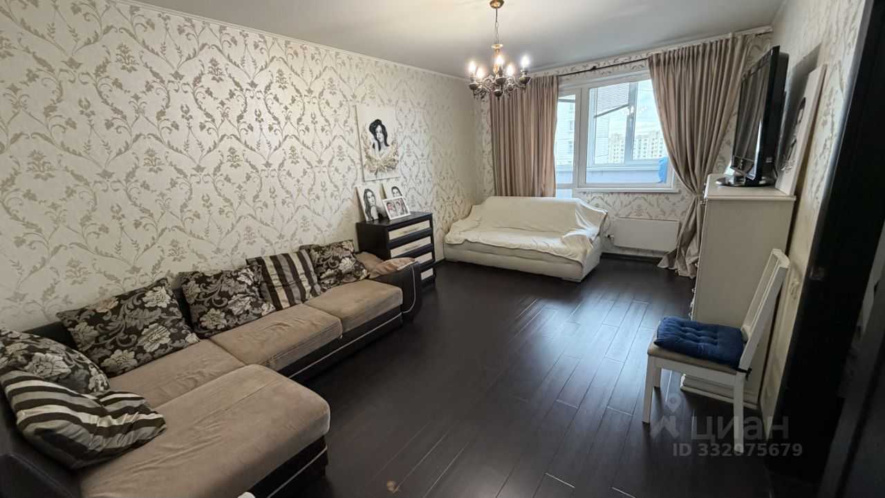 1-комнатная квартира, 38,8 м² — фотография 2