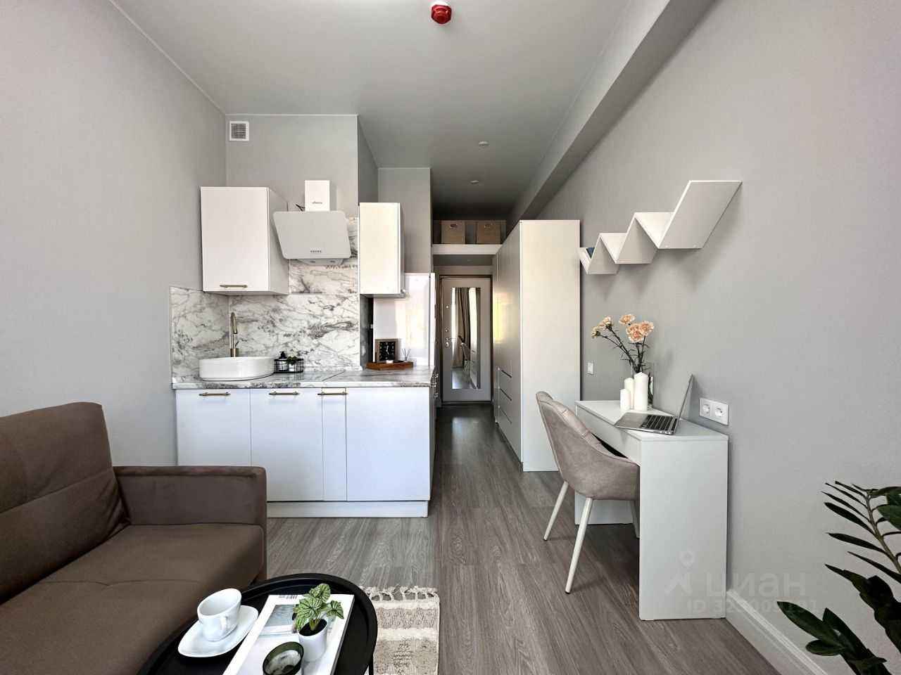 1-комнатная квартира, 17 м²