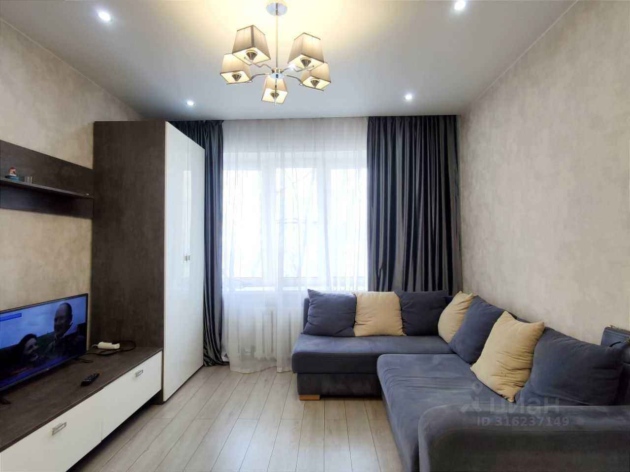 1-комнатная квартира, 36 м² — фотография 2