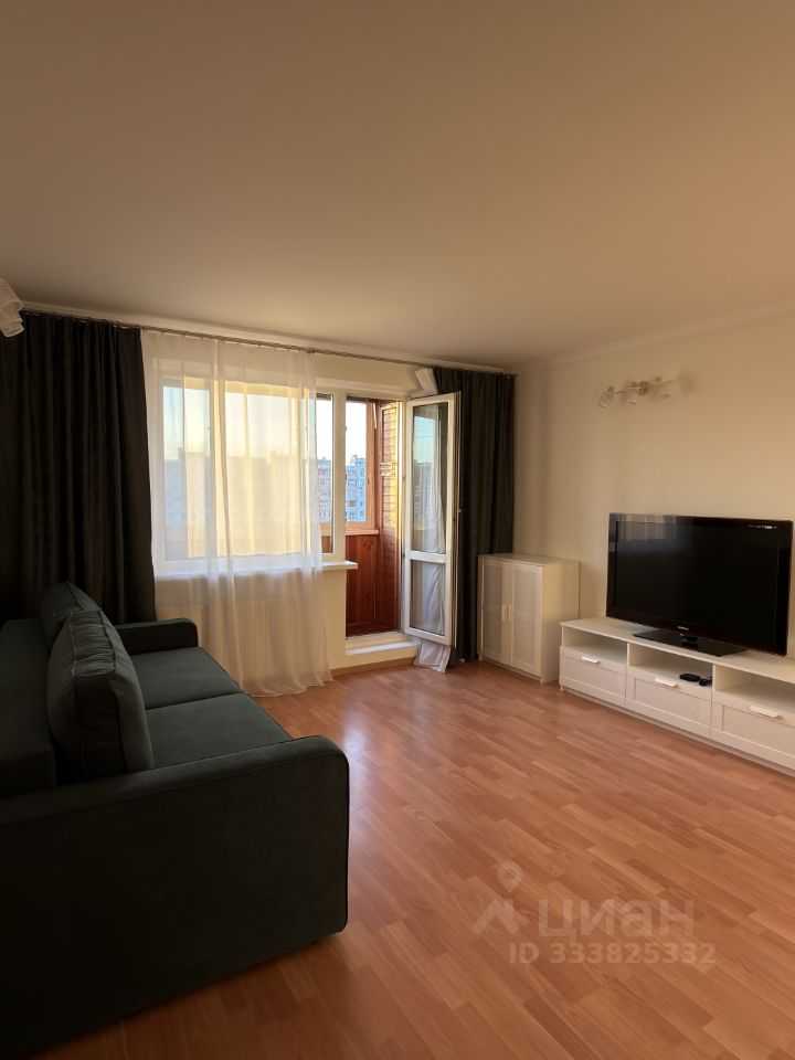 1-комнатная квартира, 38,8 м²