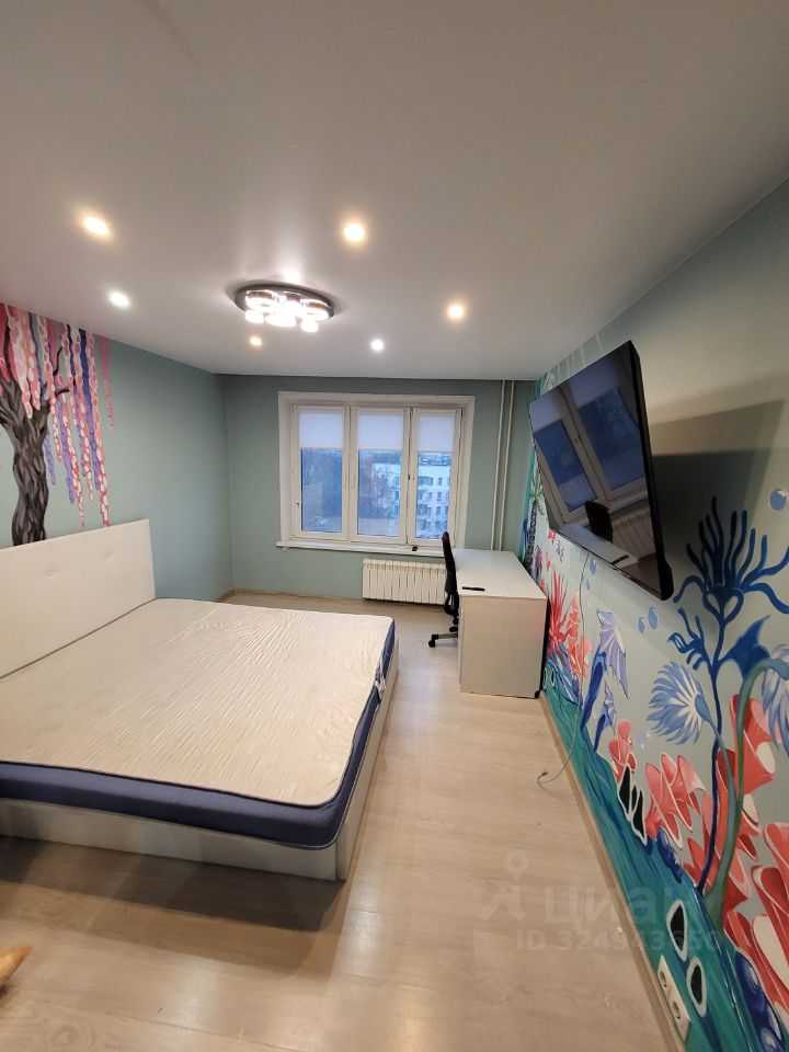 3-комнатная квартира, 55 м²