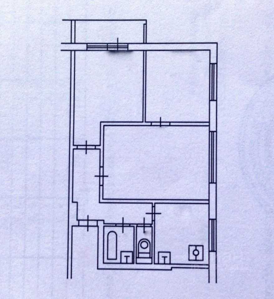 3-комнатная квартира, 65 м² — фотография 2