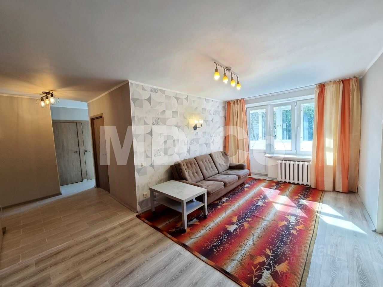 3-комнатная квартира, 55 м²