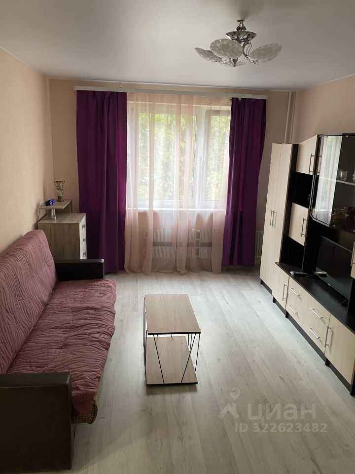1-комнатная квартира, 38 м²