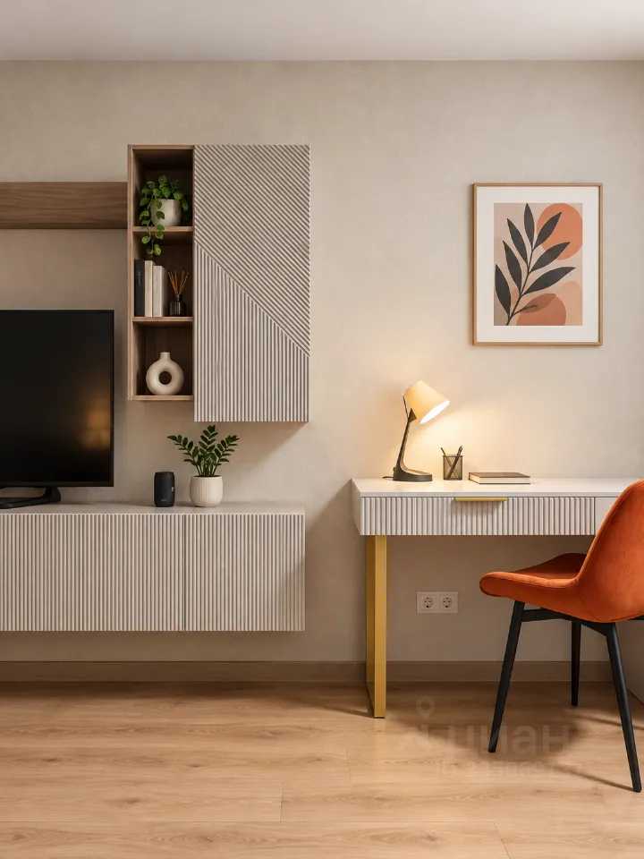 1-комнатная квартира, 39 м²